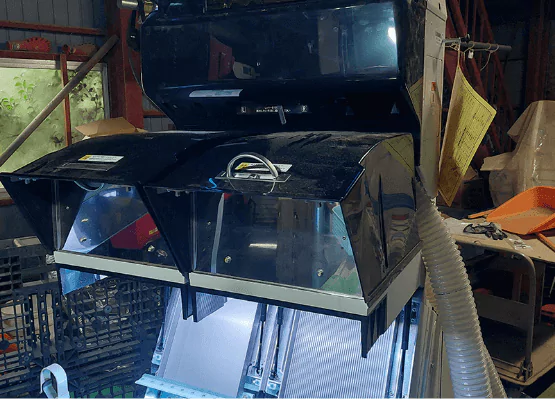 色彩選別機の導入